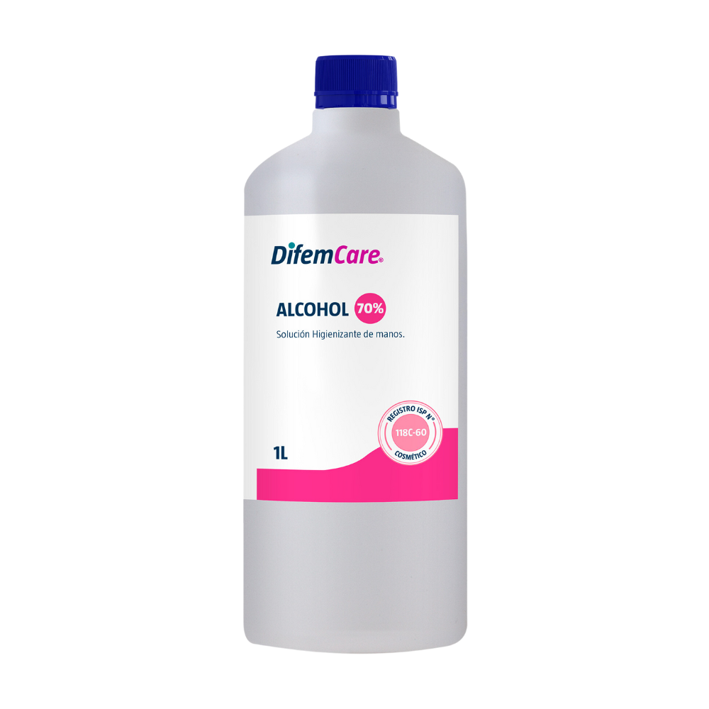 Alcohol higienizante de manos 70% 1lt
