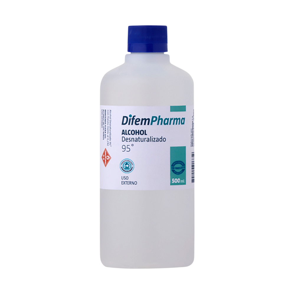Alcohol desnaturalizado 95% 500ml