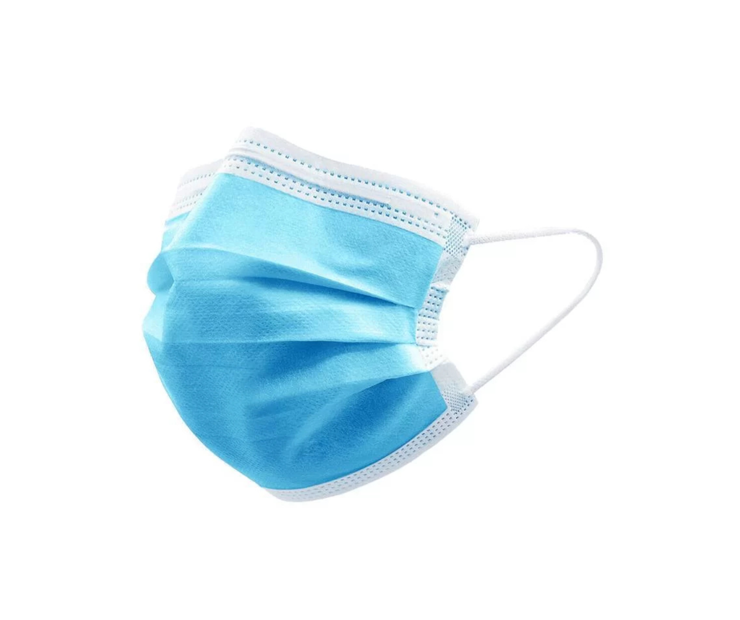 Mascarilla quirúrgica celeste