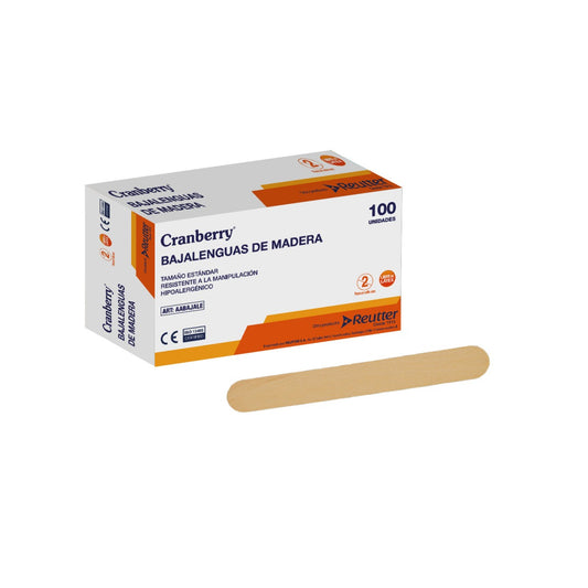 Bajalengua de madera