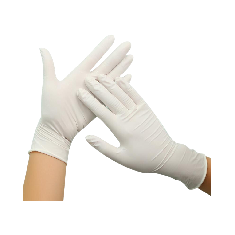 Guantes examinación látex